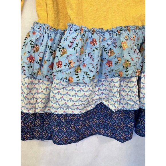 Matilda Jane Weekend Vibes Ruffled Top Womens Medium - Picture 4 of 7